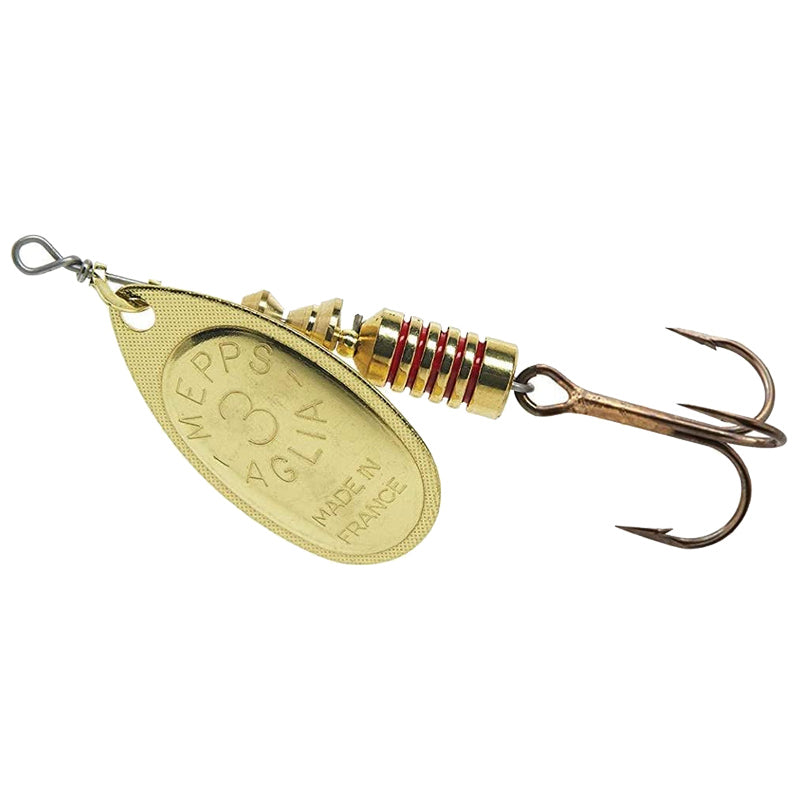 Mepps Aglia Spinner/Lure Size 0-5 Copper Gold Silver Pike Perch Trout