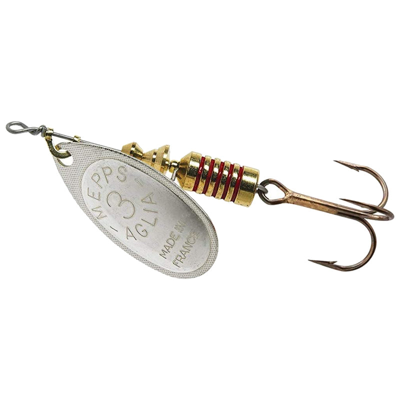 Mepps Aglia Spinner/Lure Size 0-5 Copper Gold Silver Pike Perch Trout