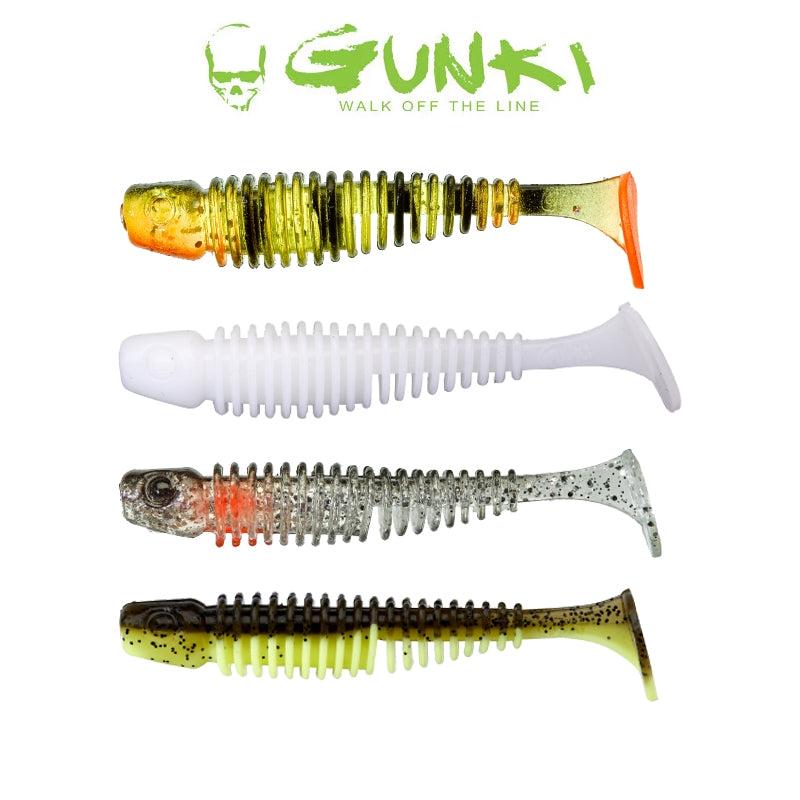 Gunki Tipsy SXL Soft Plastic Lure Pike Perch Free Postage