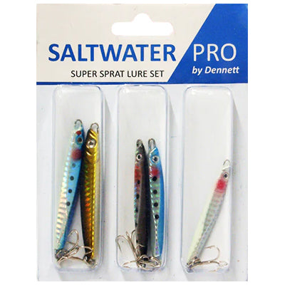 Saltwater Pro Super Sprat 5 Lure Pack Saltwater Lure Seabass