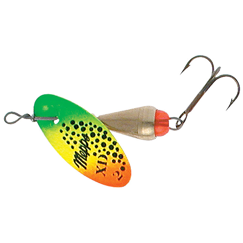 Mepps Xd Spinner/Lure Size 1-3 Fire Tiger Rainbow Silver Pike Perch Trout