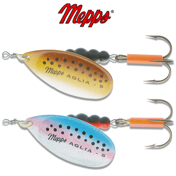 Mepps Aglia Trout Spinner/Lure Size 3-4 Brown Trout Pike Perch Trout