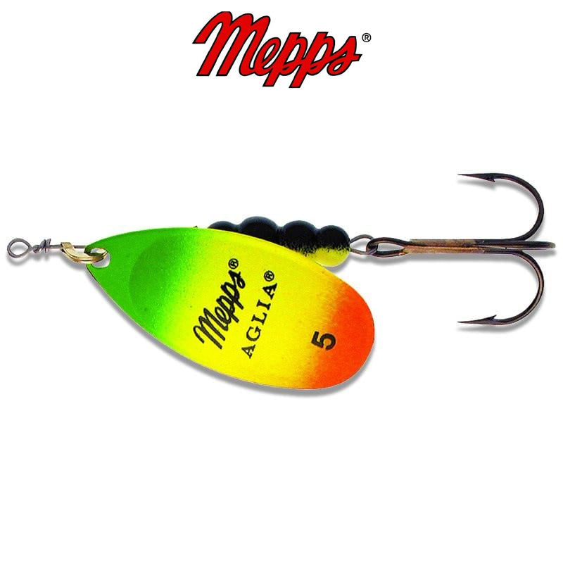 Mepps Aglia Hot Tiger Spinner/Lure Size 1-5 Pike Perch Trout