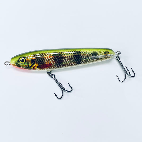 DM Cricket Lures Big Wooden Black Yellow - Finish-Tackle